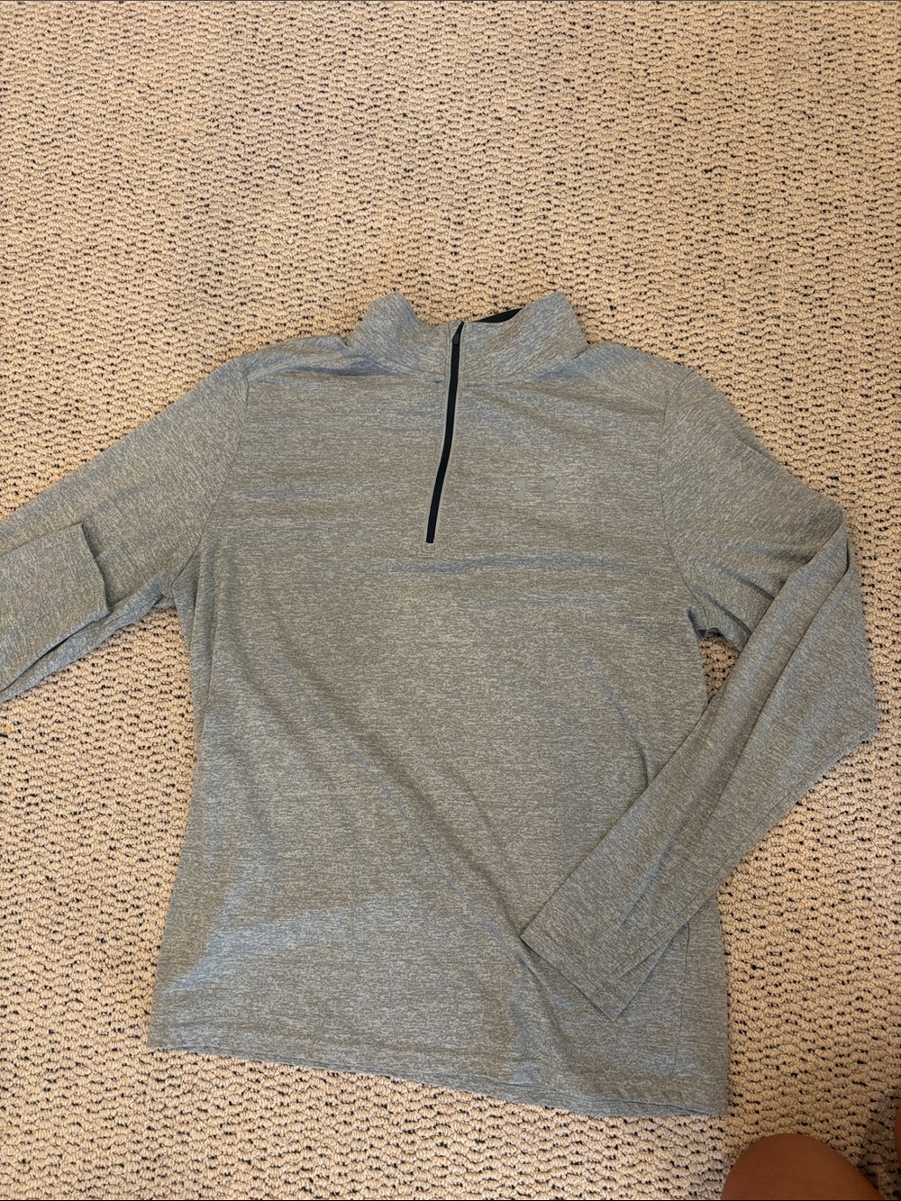 LG Gray and Black Athletic Hoodie Interior